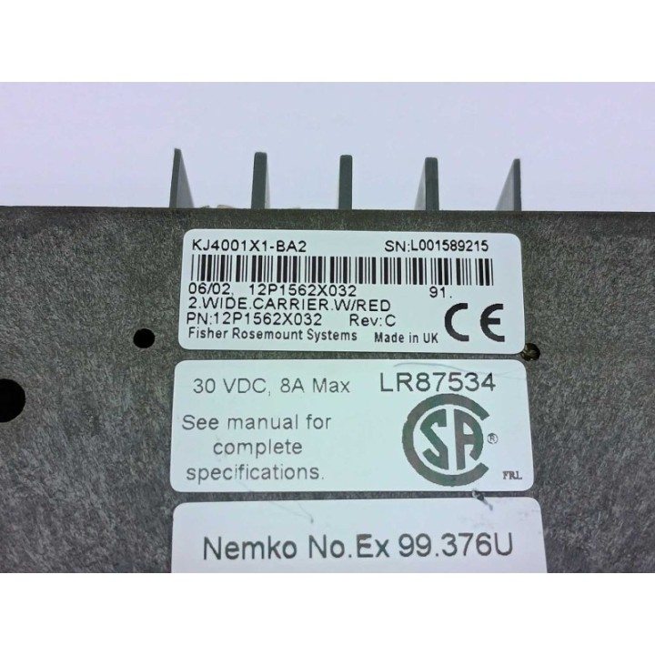 Fisher-Rosemount Systems 12P1562X032