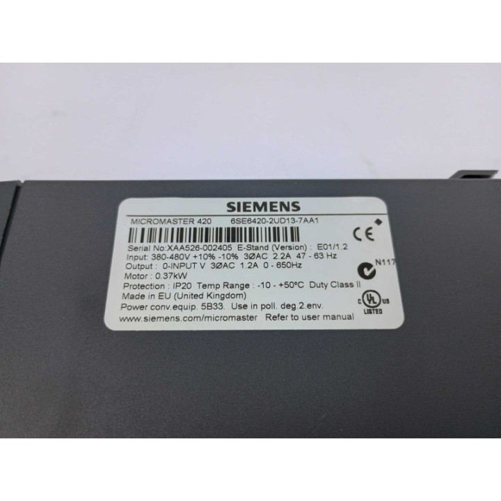 SIEMENS 6SE6420-2UD13-7AA1
