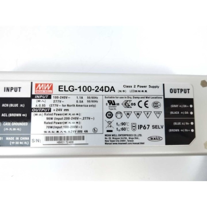 Mean Well ELG-100-24DA