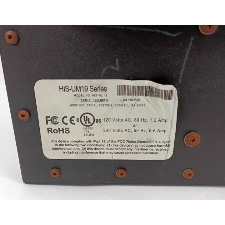 HOPE INDUSTRIAL SYSTEMS HIS-UM19