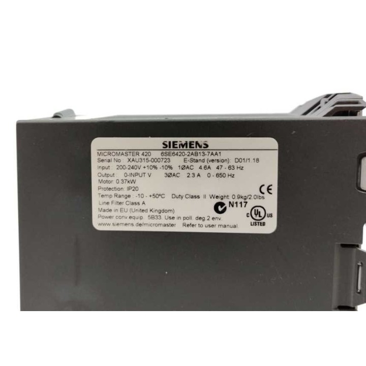 Siemens 6SE6420-2AB13-7AA1