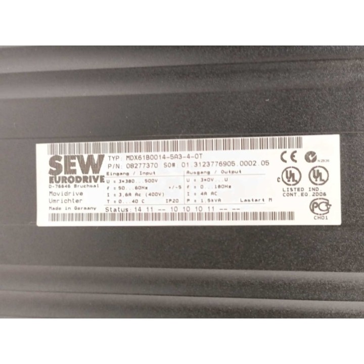 SEW-EURODRIVE  MDX61B0014-5A3-4-0T
