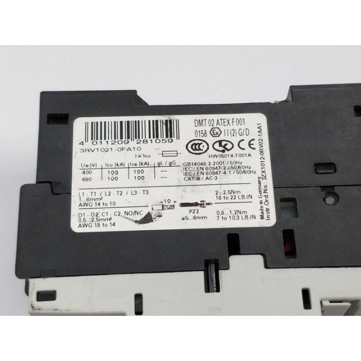 SIEMENS 3RV1021-0FA10