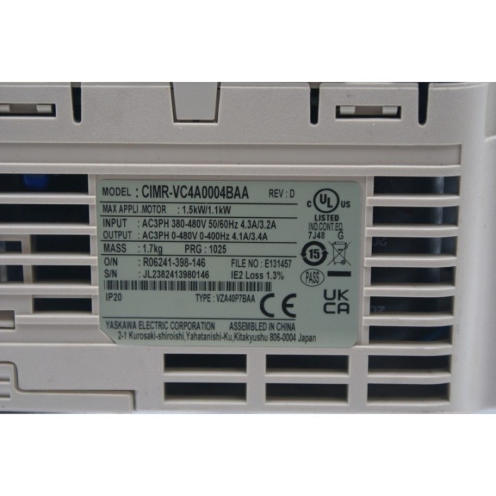 Yaskawa Electric Yaskawa Electric CIMR-VC4A0004BAA