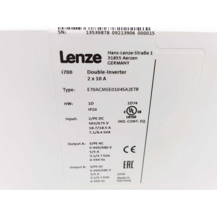 LENZE E70ACMSE0104SA2ETR