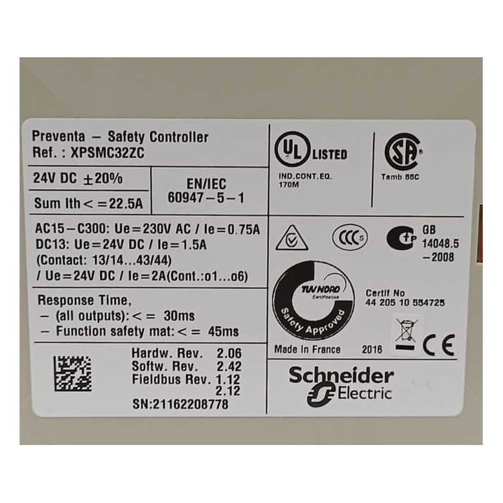 Schneider Electric XPSMC32ZC