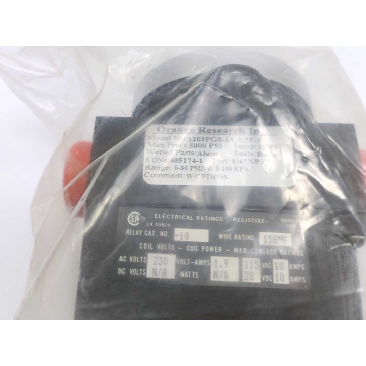 Orange Researc Inc 1203PGS-1A-2.5F-10