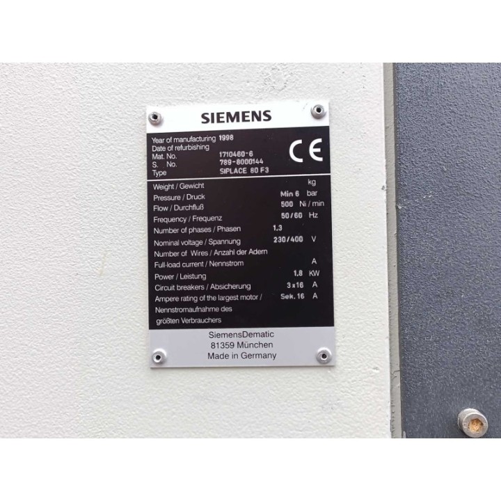 Siemens SIPLACE 80 F3