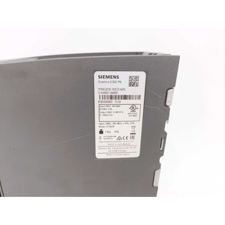 SIEMENS 6SL3210-1KE12-3AF2