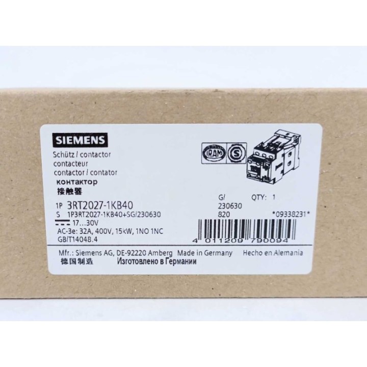 Siemens 3RT2027-1KB40