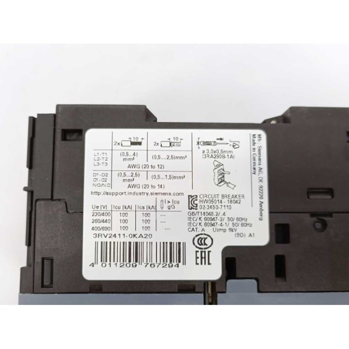 Siemens 3RV2411-0KA20