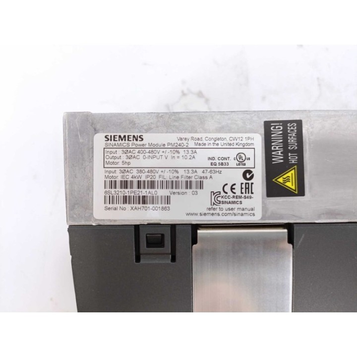 Siemens 6SL3210-1PE21-1AL0