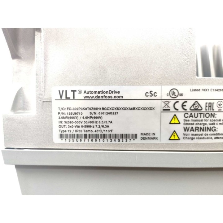 Danfoss FC-302P3K0T5Z55H1BGC