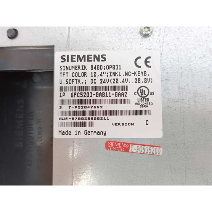 SIEMENS 6FC5203-0AB11-0AA2