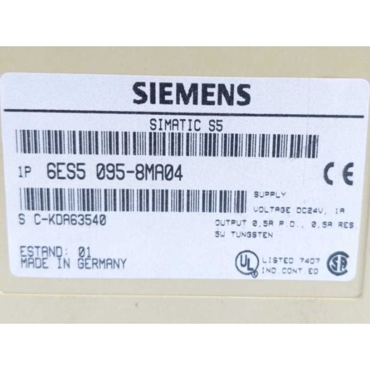 SIEMENS 6ES5095-8MA04