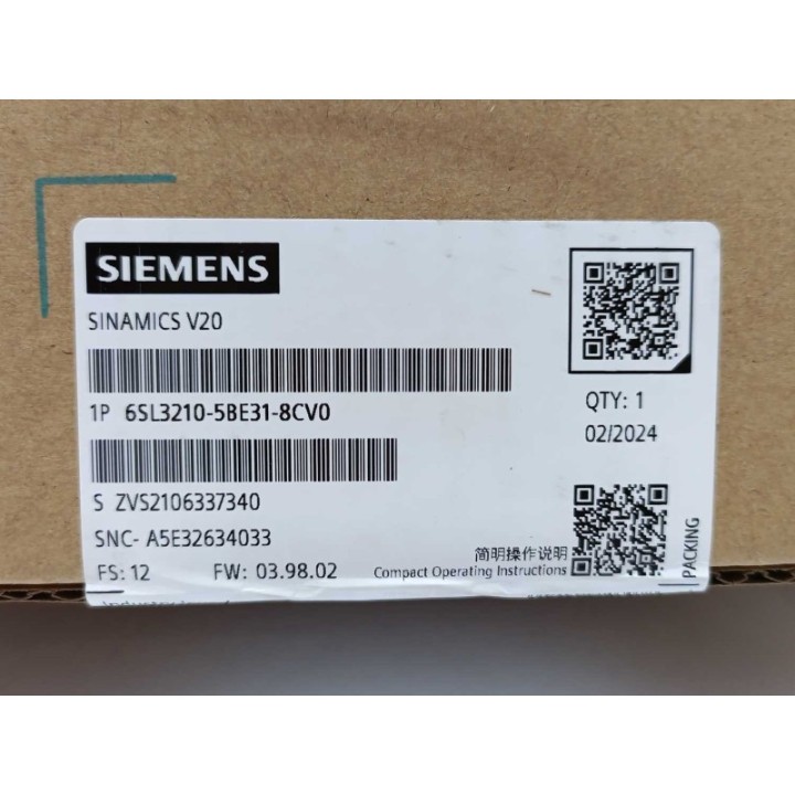 Siemens 6SL3210-5BE31-8CV0
