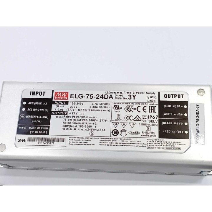 Mean Well ELG-75-24DA-3Y