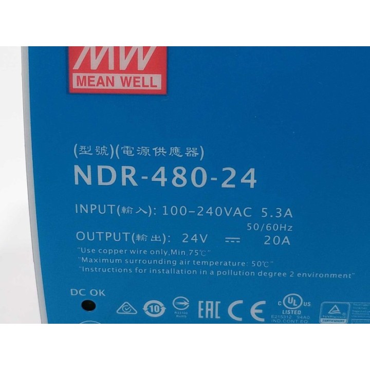 Mean Well NDR-480-24