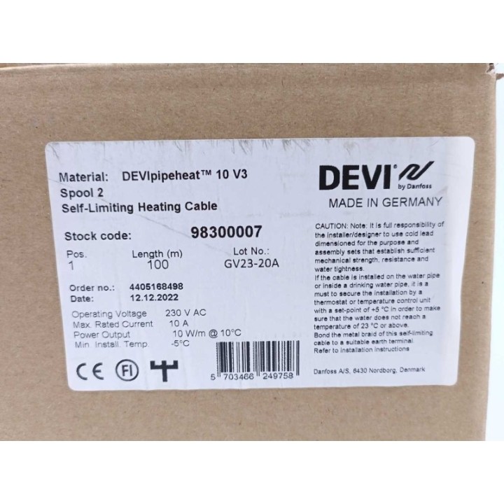 Danfoss   Devi 98300007