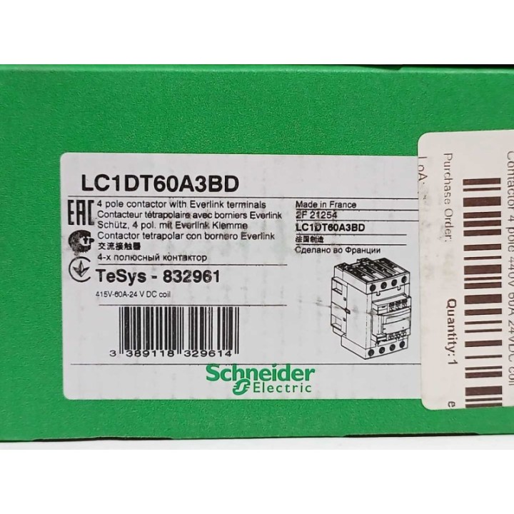 Schneider   Telemecanique LC1DT60A3BD