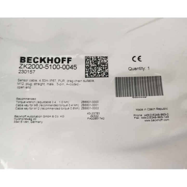 Beckhoff ZK2000-5100-0045