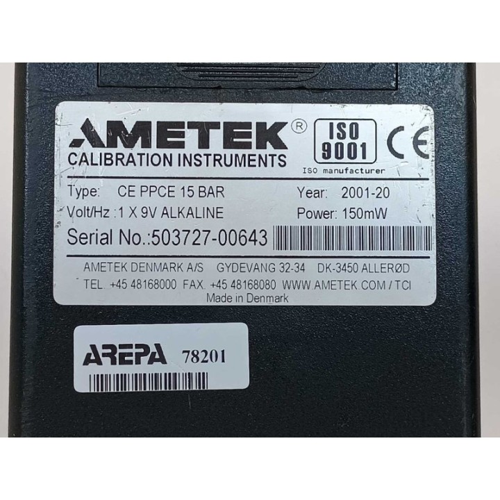 Ametek CE PPCE 15 bar