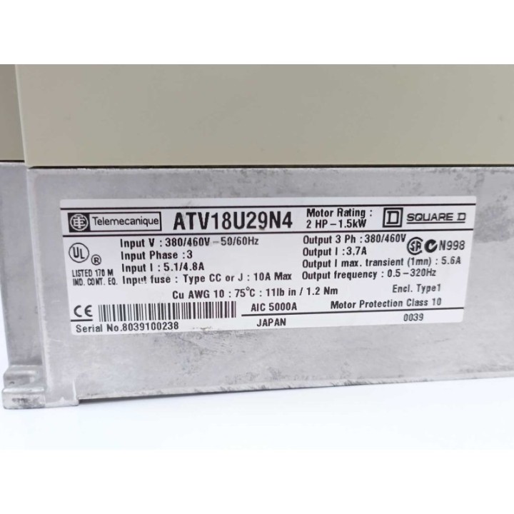 SCHNEIDER ELECTRIC ATV18U29N4