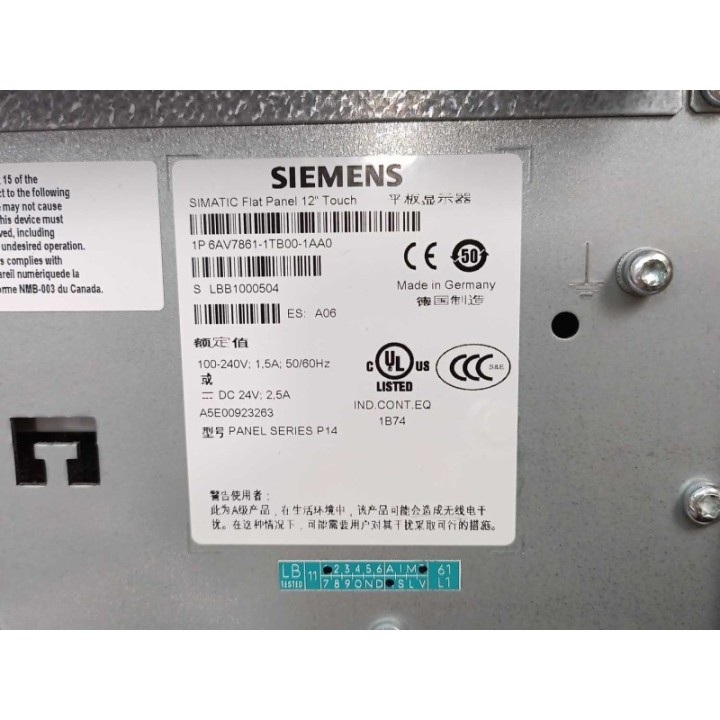Siemens 6AV7861-1TB00-1AA0