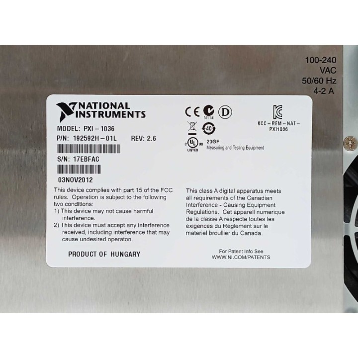 National Instruments 192592H-01L