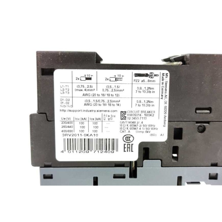 Siemens 3RV2011-0KA10
