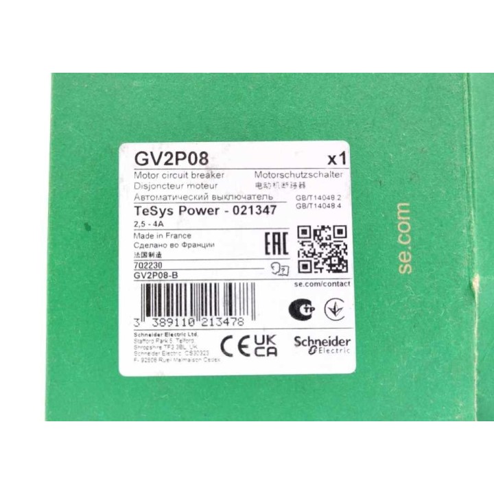 Schneider Electric GV2P08