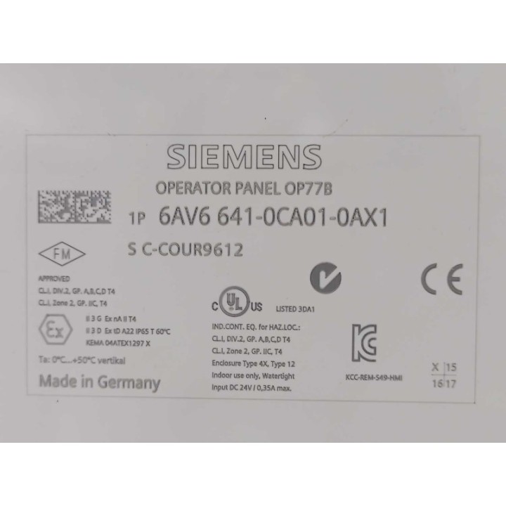 Siemens 6AV6641-0CA01-0AX1