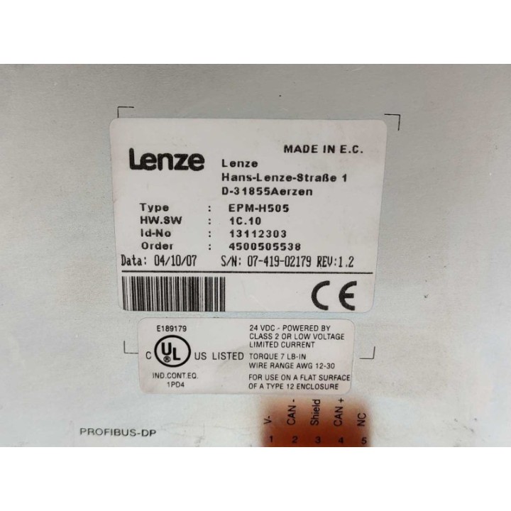 LENZE EPM-H505