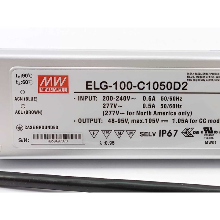 Mean Well ELG-100-C1050D2