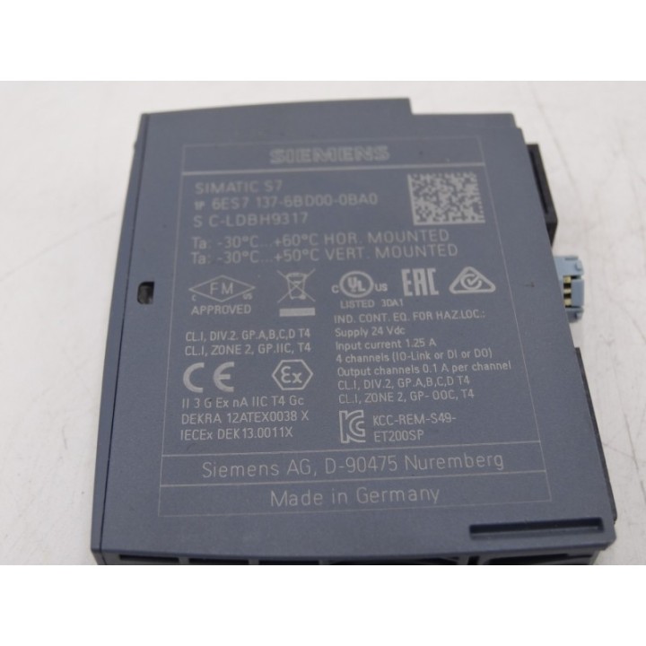 SIEMENS Siemens Simatic S7 6ES7137-6BD00-0BA0