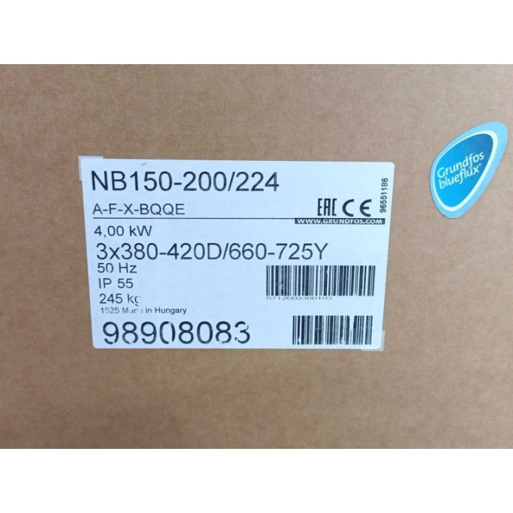 GRUNDFOS NB 150-200 224 A-F-X-BQQE