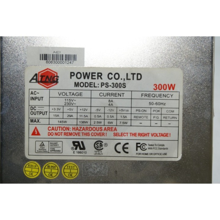 ATNG ATNG PS-300S Power Supply
