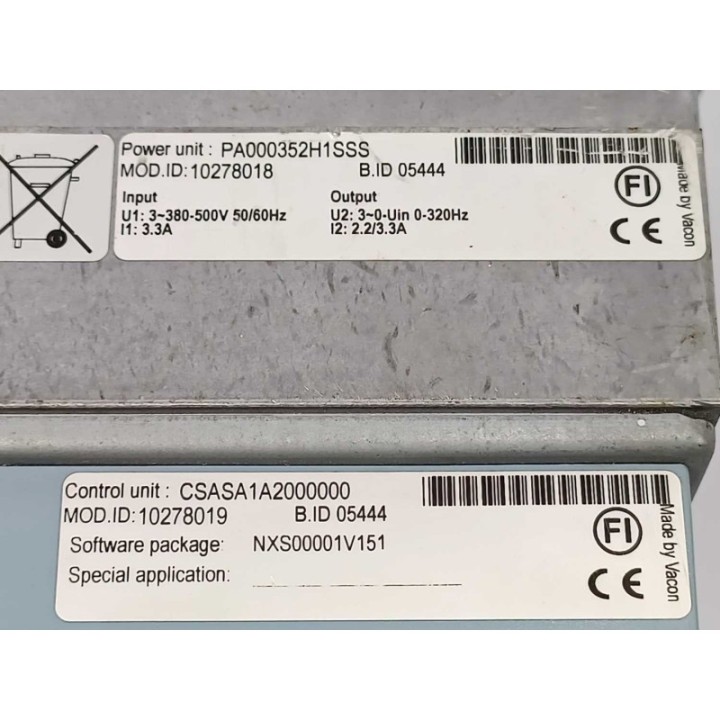 Vacon NXS00035-A2H1SSS-A1A2000000