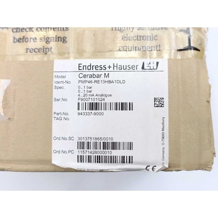Endress+Hauser PMP46-RE13HBA1DLD