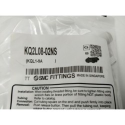 SMC FITTINGS KQ2L08-02NS