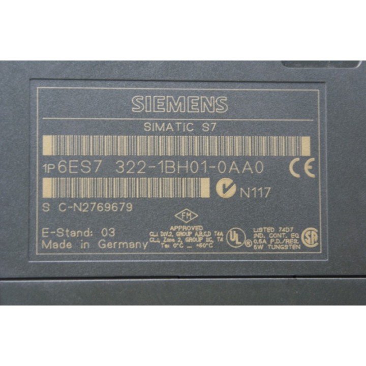 SIEMENS  SIMATIC S7 Siemens 6ES7 322-1BH01-0AA0