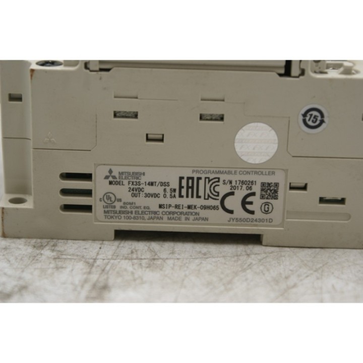 MITSUBISHI ELECTRIC  MITSUBISHI PROGRAMMABLE CONTROLLER FX3S-14MT/DSS