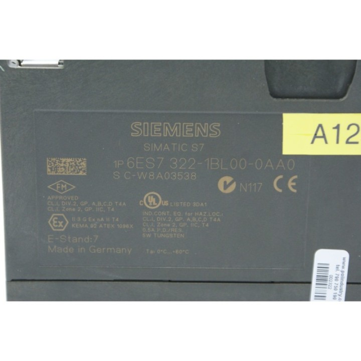 SIEMENS Siemens 6ES7 322-1BL00-0AA0