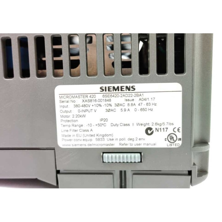 Siemens 6SE6420-2AD22-2BA1