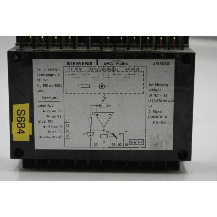 SIEMENS SIEMENS 4MA-V5365 3NX6801