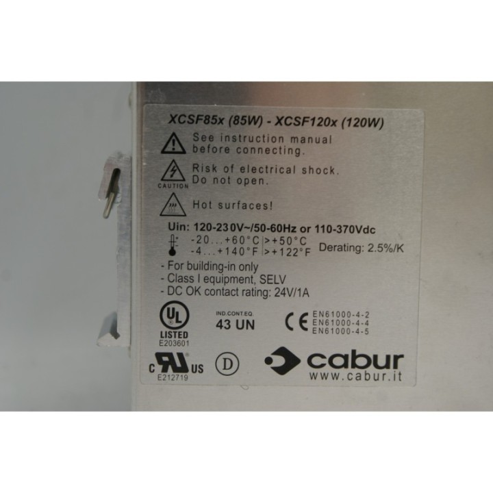 CABUR CABUR XCSF85C 24VDC 3,5A PSU