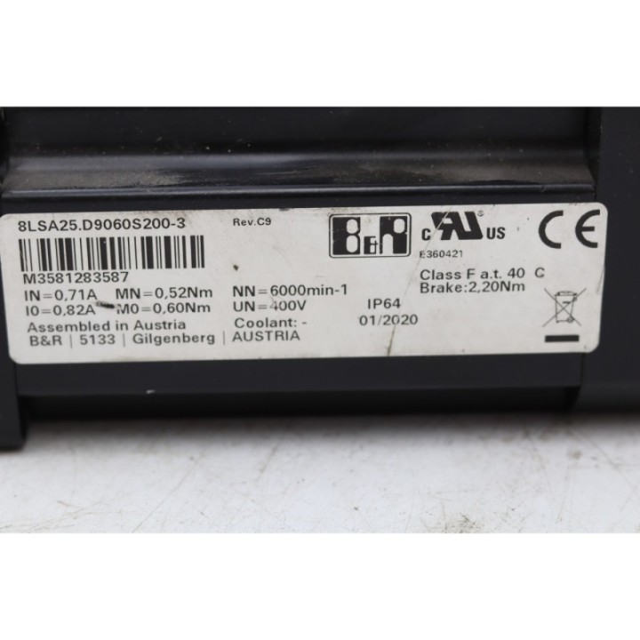 B&R Serwomotor B&R 8LSA25.D9060S200-3