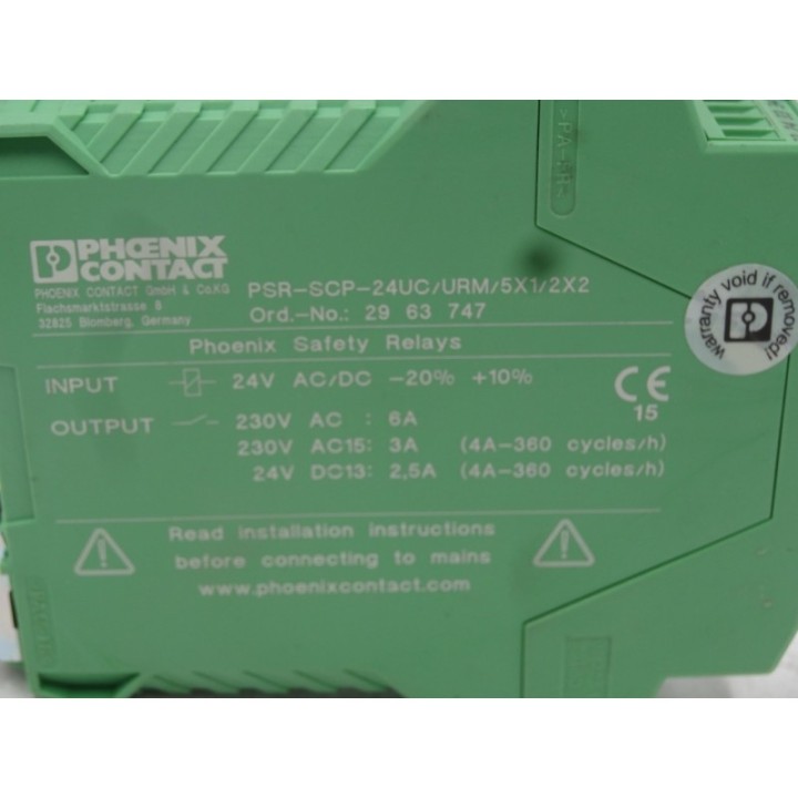 Phoenix Contact Phoenix Contact PSR-SCP-24UC URM 5X1 2X2