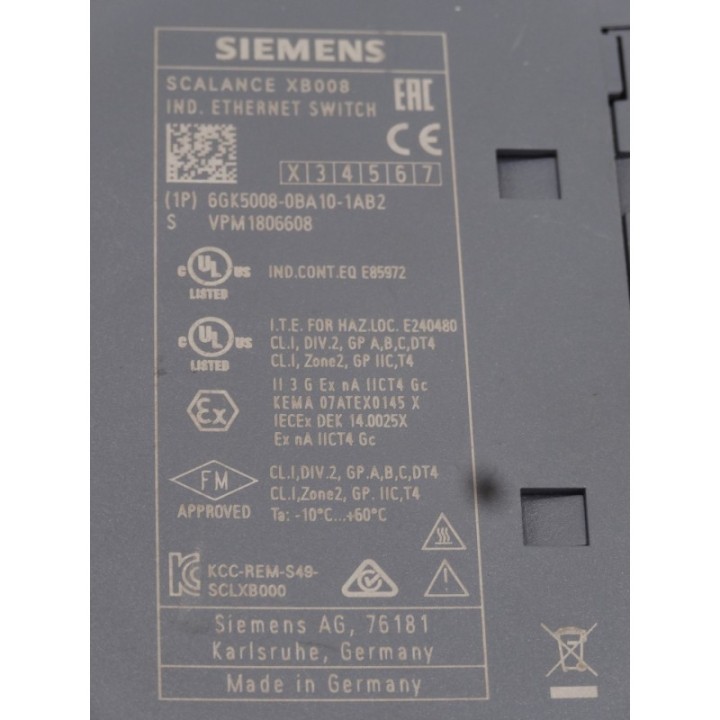 SIEMENS Siemens 6GK5008-0BA10-1AB2