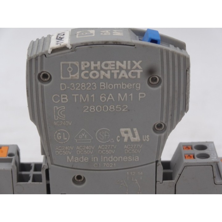 Phoenix Contact Phoenix Contact CB TM1 6A M1 P + CB 1 6-2 4 PT-BE